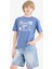 Erkek Çocuk Bisiklet Yaka Baskılı Kısa Kollu Tişört E6309A825HS 12