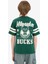 Erkek Çocuk NBA Milwaukee Bucks Bisiklet Yaka Kısa Kollu Tişört E4842A825SM 14