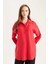Relax Fit Basic Düz Uzun Kollu Kırmızı Gömlek Tunik C0304AX25SP 10