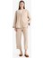 Keten Karışımlı Basic Düz Kısa Paça Harem Pantolon B7506AX25SP 10