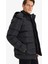 Regular Fit Kapüşonlu Fermuarlı Çıtçıt Kapamalı Cepli Şişme Mont E7286AX24WN 8