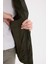 Regular Fit Kapüşonlu Fermuarlı Çıtçıt Kapamalı Cepli Şişme Mont E7286AX24WN 12
