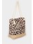 Kadın Leopar Desenli Plaj Çantası E7406AXNS 7