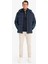 Regular Fit Kapüşonlu Fermuarlı Çıtçıtlı Cepli Şişme Mont E7286AX24WN 9