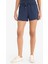 Relax Fit Beli Bağcıklı Kısa Şort E5853AX25SM 8