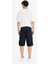 %100 Pamuk Kargo Fit Jean Bermuda Şort E1380AX25SM 14