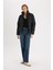 Regular Fit Şişme Mont Fermuarlı Cepli E7385AX24WN 8