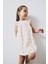 Kız Bebek Çiçekli Kısa Kollu Twill Yazlık Elbise E5811A525SM 8