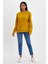 Kadın Bisiklet Yaka Rahat Kalıp 3 Iplik Içi Polarlı Kalın Sweatshirt SPR24SWK36 1