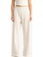 Wide Leg Çift Cepli Beli Lastikli Standart Boy Brode Pantolon E6393AX25SM 10