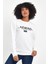 Kadın Bisiklet Yaka Rahat Kalıp 3 Iplik Kalın Tokyo Baskılı Sweatshirt SPR24SWK30 4