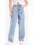 Baggy Fit Yüksek Bel Uzun Jean Yıkamalı Pantolon E3187AX25SP 12