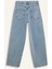 Baggy Fit Yüksek Bel Uzun Jean Yıkamalı Pantolon E3187AX25SP 18