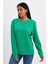 Kadın Bisiklet Yaka Rahat Kalıp 3 Iplik Içi Polarlı Kalın Sweatshirt SPR24SWK36 3