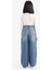Kız Çocuk Wide Leg Geniş Paça Jean Pantolon E7710A825AU 17