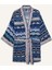 Relax Fit Desenli Kuşaklı Kimono D5443AX25SP 19