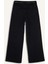 Culotte Yüksek Bel Rahat Kalıp Bilek Boy İspanyol Paça Kemerli Jean Yıkamalı Pantolon D5887AX25SP 17