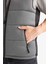 Su Geçirmez Slim Fit Dar Kesim Kapüşonlu İç Cepli Fermuarlı Şişme Yelek C5025AX25WN 11