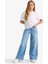 Kız Çocuk Wide Leg Geniş Paça Jean Pantolon E5881A825AU 11