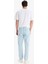 %100 Pamuk 90's Slim Fit Dar Kalıp Yüksek Bel Dar Paça Jean Pantolon E7281AX25SM 12