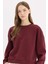 Regular Fit Bisiklet Yaka Kalın Basic Düz Sweatshirt D6645AX25SP 6
