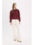 Regular Fit Bisiklet Yaka Kalın Basic Düz Sweatshirt D6645AX25SP 7