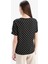 Regular Fit Bisiklet Yaka Desenli Bürümcük Kısa Kollu Tişört E7324AX25SM 12