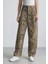 Baggy Fit Leopar Desenli Yüksek Bel Standart Boy Gabardin Pantolon D8149AX25SP 16
