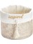 Yuvarlak Katlanabilir Çok Amaçlı Saklama Organizer Kutu Keçe Sepet (Maxi) - 03396 ( Lisinya ) 5