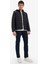 Su İtici Slim Fit Dar Kesim İç Cep Detaylı Kapüşonlu Fermuarlı Cepli Şişme Mont N4661AZ25AU 7