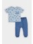 Erkek Bebek 2'li Takım Baskılı Kısa Kollu Tişört Jean Pantolon 11