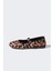 Kız Çocuk Leopar Desenli Slip On Düz Taban Babet E7807A825SM 9