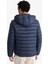 Su İtici Slim Fit Dar Kesim İç Cep Detaylı Kapüşonlu Fermuarlı Cepli Şişme Mont N4661AZ25AU 15