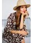 Regular Fit Desenli Pamuklu Midi Plaj Elbisesi-Fall in Love E5099AX25SP 12
