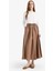 A Kesim Beli Lastikli Poplin Maxi Tesettür Etek E7453AX25SM 8