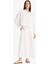 Oversize Geniş Kalıp Basic Düz Paraşüt Uzun Kollu Beyaz Gömlek E6693AX25SP 15