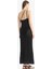 Regular Fit Tek Omuzlu Siyah Triko Plaj Elbisesi-Fall in Love Z9665AZ25HS 14