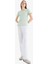 Regular Fit Pijama Takımı Kısa Kollu Üst Desenli Uzun Alt-Fall in Love E0266AX25SP 9
