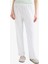 Regular Fit Pijama Takımı Kısa Kollu Üst Desenli Uzun Alt-Fall in Love E0266AX25SP 11