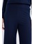 Wide Leg Geniş Paça Eşofman Altı Normal Bel Fitilli Kaşkorse Kumaş Basic Düz B2405AX25SP 9