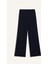 Wide Leg Geniş Paça Eşofman Altı Normal Bel Fitilli Kaşkorse Kumaş Basic Düz B2405AX25SP 13