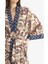 Regular Fit Kuşaklı Etnik Desenli Pamuklu Kimono-Fall in Love D0456AX25SP 17