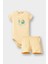 Erkek Bebek 2'li Takım Baskılı Fitilli Kaşkorse Kısa Kollu Çıtçıtlı Body Şort E8228A525SM 7