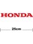 Honda Logo Yazı Sticker Etiket Tek Renk 1