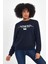 Kadın Bisiklet Yaka Rahat Kalıp 3 Iplik Kalın Tokyo Baskılı Sweatshirt SPR24SWK30 4