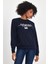 Kadın Bisiklet Yaka Rahat Kalıp 3 Iplik Kalın Tokyo Baskılı Sweatshirt SPR24SWK30 5