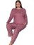 Lusso Notte Interlok Kışlık Büyük Beden Kadın Pijama Takımı 3xl/5xl 4