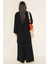 Kadın BDART Dokulu Uzun Kollu Tunik ve Geniş Paça Pantolon Seti Siyah 1