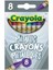 8 Metallic Crayons-Amerikan-Nontoxic-8 Metalik Renk Mum Boya Seti 1
