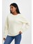 Kadın Bisiklet Yaka Rahat Kalıp 3 Iplik Içi Polarlı Kalın Sweatshirt SPR24SWK36 5